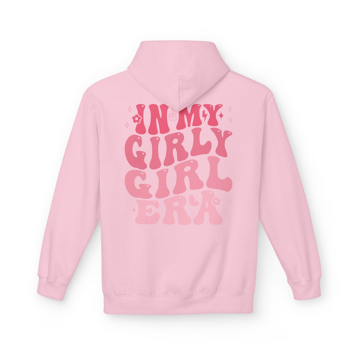 Girly Era Fleece Hoodie - Comfortable Unisex Sweater, Perfect for Everyday Wear, Gift for Her, Cute Casual Apparel, Trendy Fashion Statement
